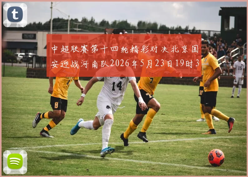 中超联赛第十四轮精彩对决北京国安迎战河南队2026年5月23日19时35分开赛