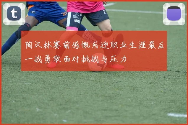 陶汉林赛前感慨或迎职业生涯最后一战勇敢面对挑战与压力